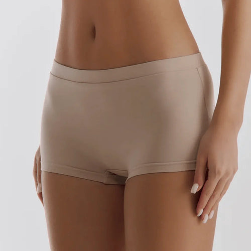 Mutandine ultra-morbide e traspiranti in fibra di bambù ( Boyshort )